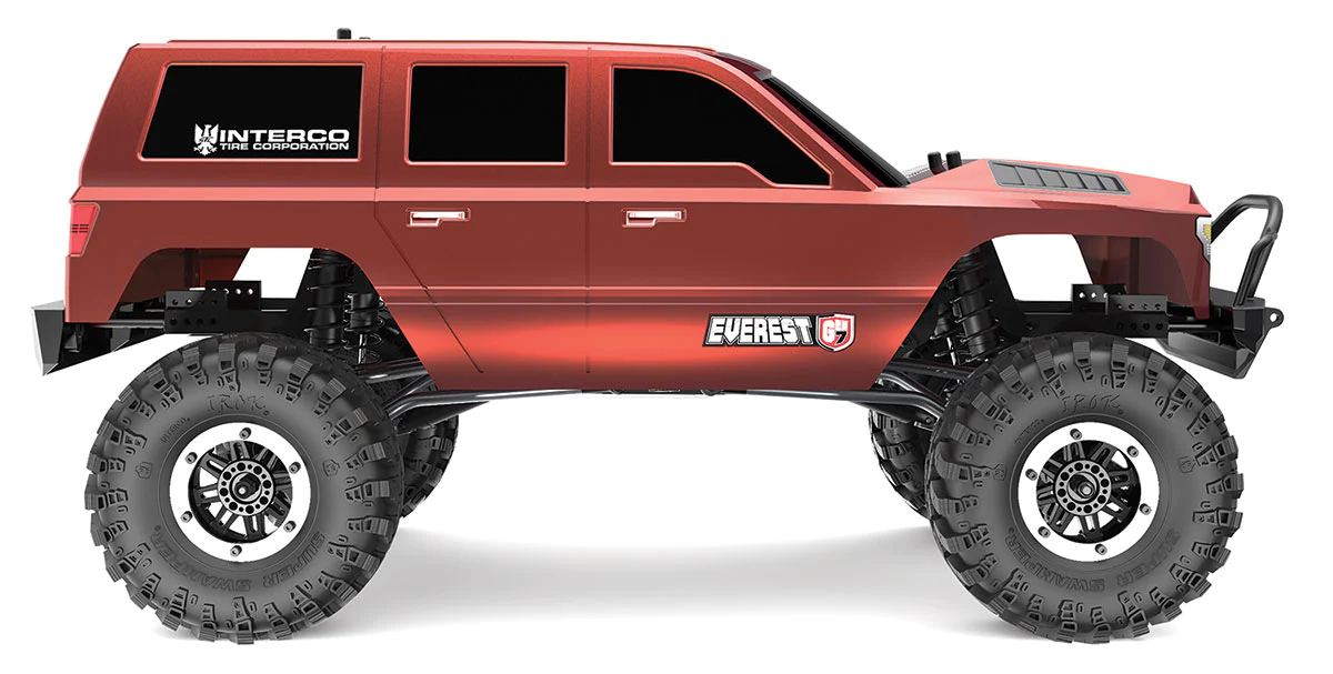 Redcat Everest Gen7 Sport RC Crawler - 1:10 Brushed Rock Crawler -  RED view 4