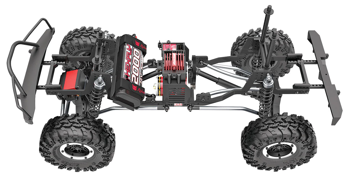 Redcat Everest Gen7 Sport RC Crawler - 1:10 Brushed Rock Crawler -  RED view 9