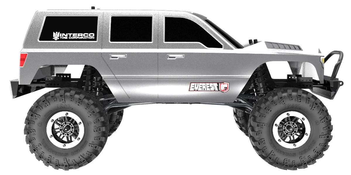 Redcat Everest Gen7 Sport RC Crawler - 1:10 Brushed Rock Crawler -  Silver view 13