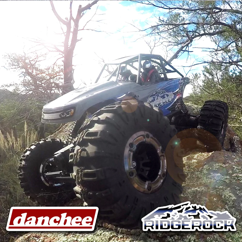 Danchee Ridgerock RC Crawler - 4 Wheel Steering - 1:10 Brushed Rock Crawler -BLUE/GRAY view 10