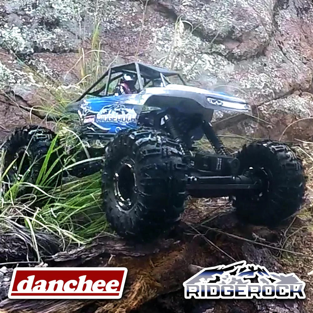Danchee Ridgerock RC Crawler - 4 Wheel Steering - 1:10 Brushed Rock Crawler -BLUE/GRAY view 17