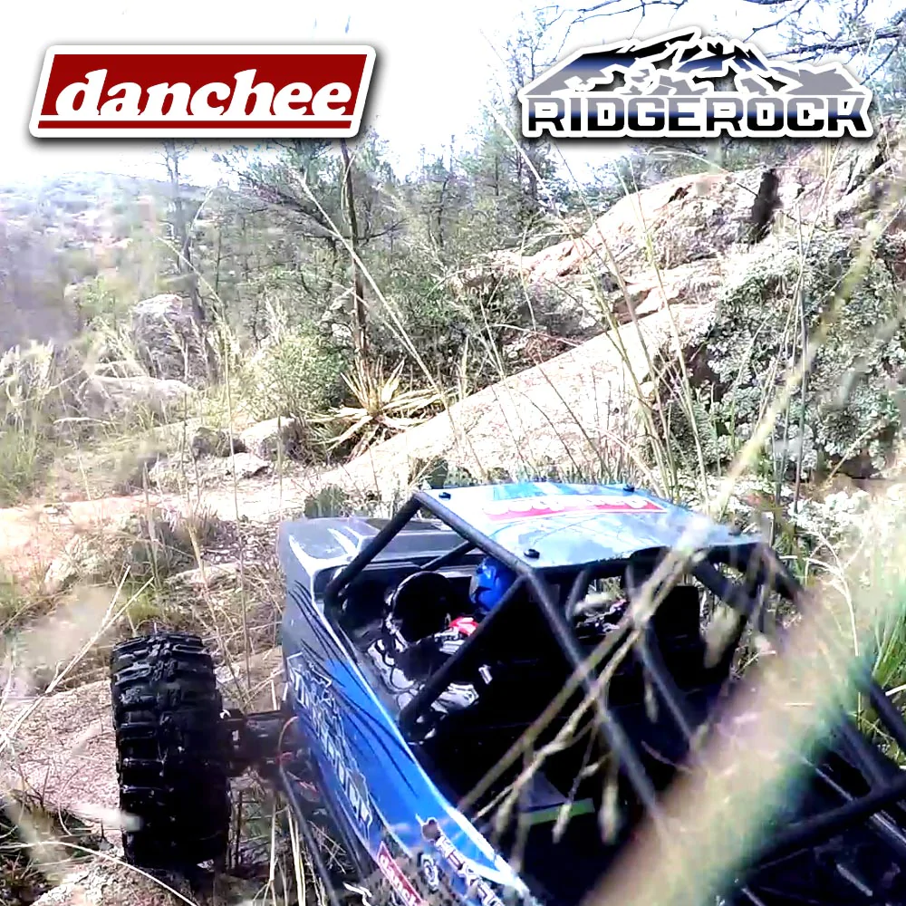 Danchee Ridgerock RC Crawler - 4 Wheel Steering - 1:10 Brushed Rock Crawler -BLUE/GRAY view 19