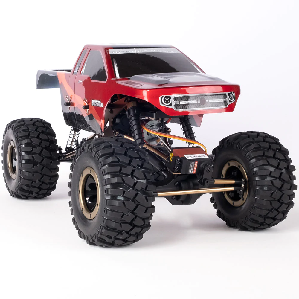 Redcat Everest-10 RC Crawler - 1:10 Brushed Electric Rock Crawler - Red view 3