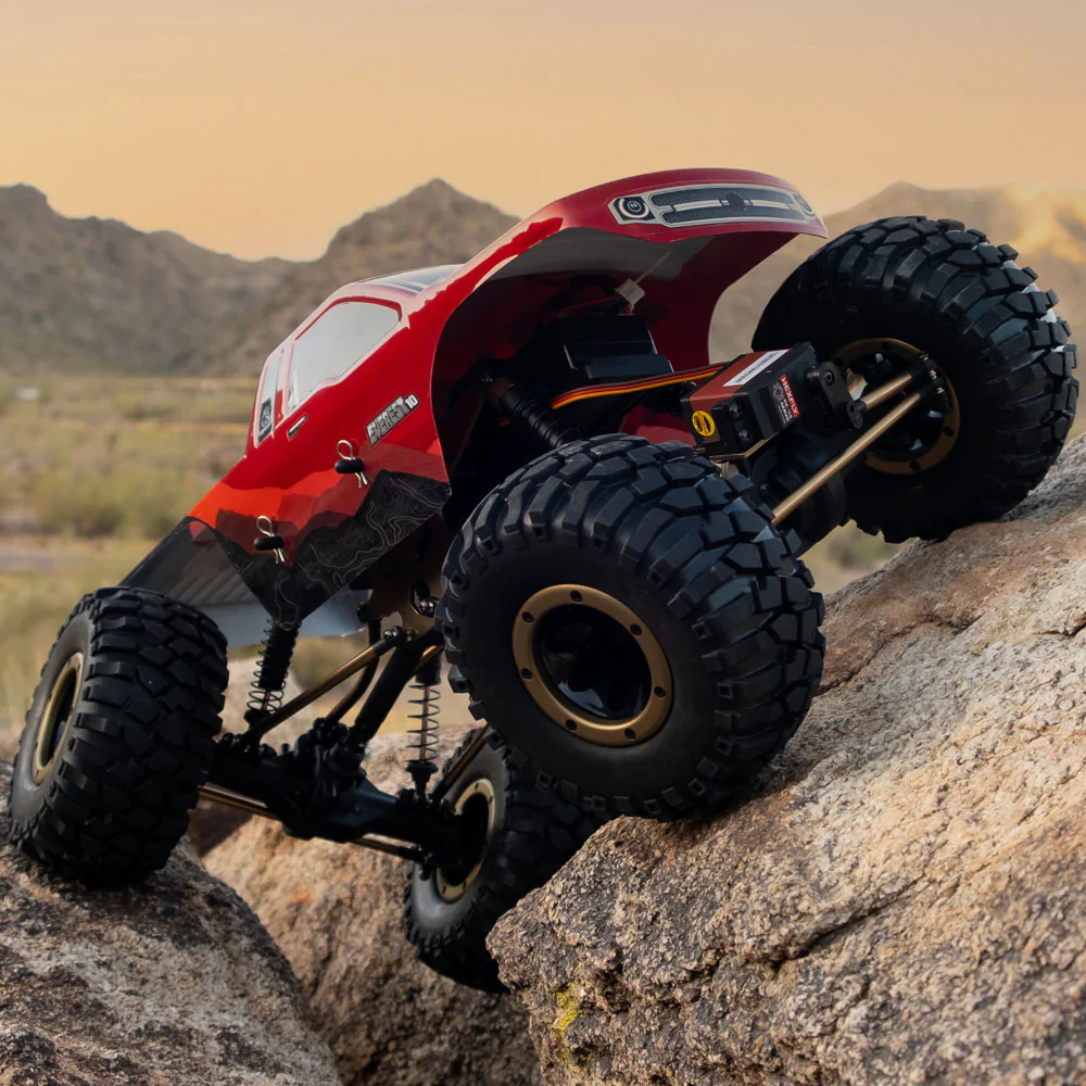 Redcat Everest-10 RC Crawler - 1:10 Brushed Electric Rock Crawler - Red view 4