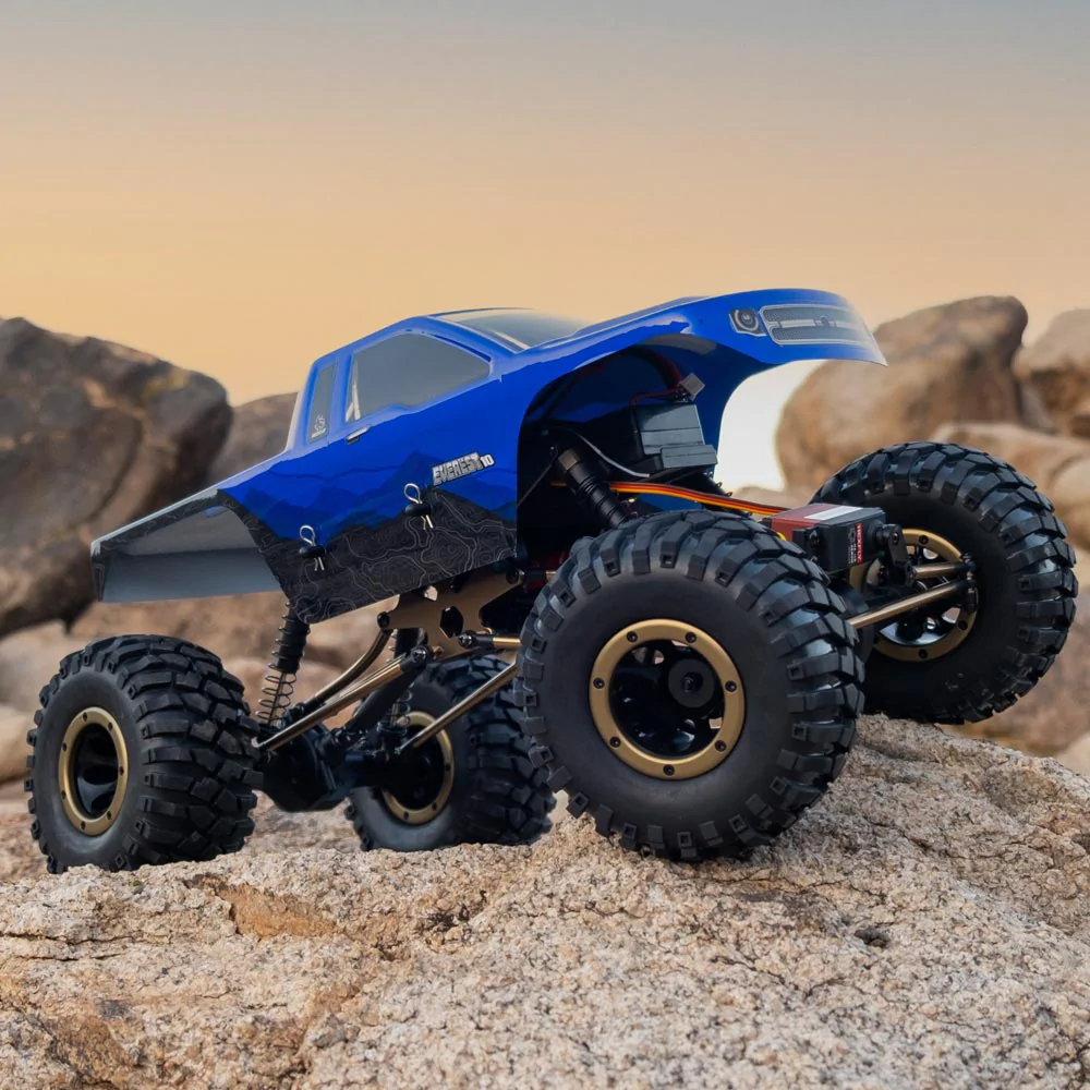 Redcat Everest-10 RC Crawler - 1:10 Brushed Electric Rock Crawler - Blue view 3