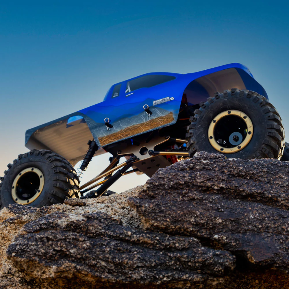 Redcat Everest-10 RC Crawler - 1:10 Brushed Electric Rock Crawler - Blue view 9