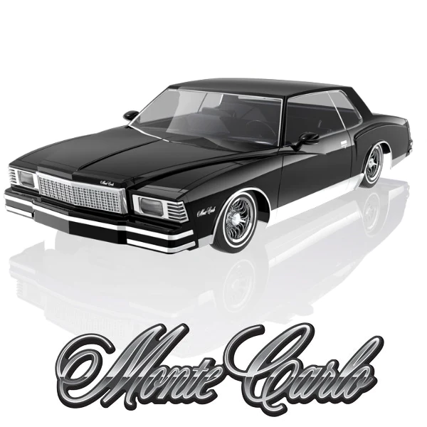 Monte Carlo RC Car - 1:10 1979 Chevrolet Monte Carlo Lowrider-Black