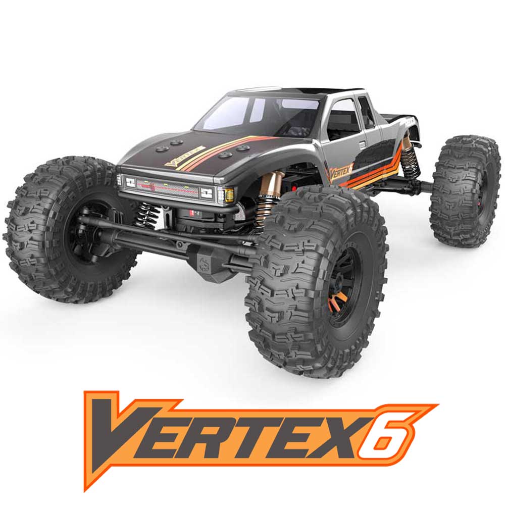 Vertex-6 - 1/6 LCG Crawler - Includes 2.4Ghz Radio, Ready to Run, Battery and Charger Not Included