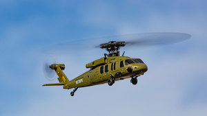 Hero-Copter BL, 4-Blade Brushless RTF Heli; Army view 3