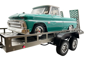 1/10 Scale Full Metal Trailer with LED Lights (Titanium) view 4