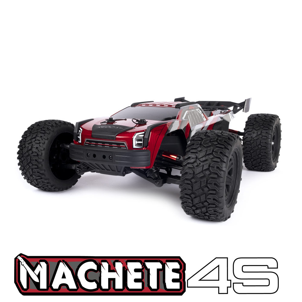 Machete 4S 1/6 Scale Brushless Monster Truck, Ready to Run, Battery and Charger not included.