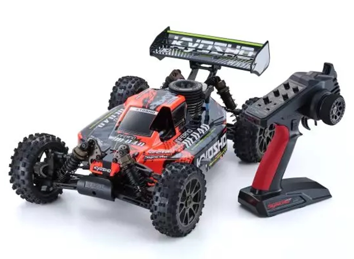 INFERNO NEO 4.0 T1 Red 4WD Racing Buggy Set w/ KT-231P+