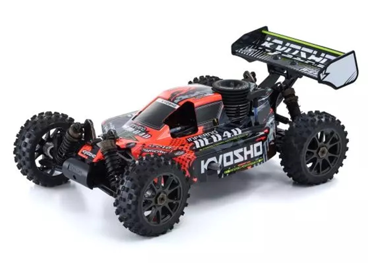 INFERNO NEO 4.0 T1 Red 4WD Racing Buggy Set w/ KT-231P+ view 2