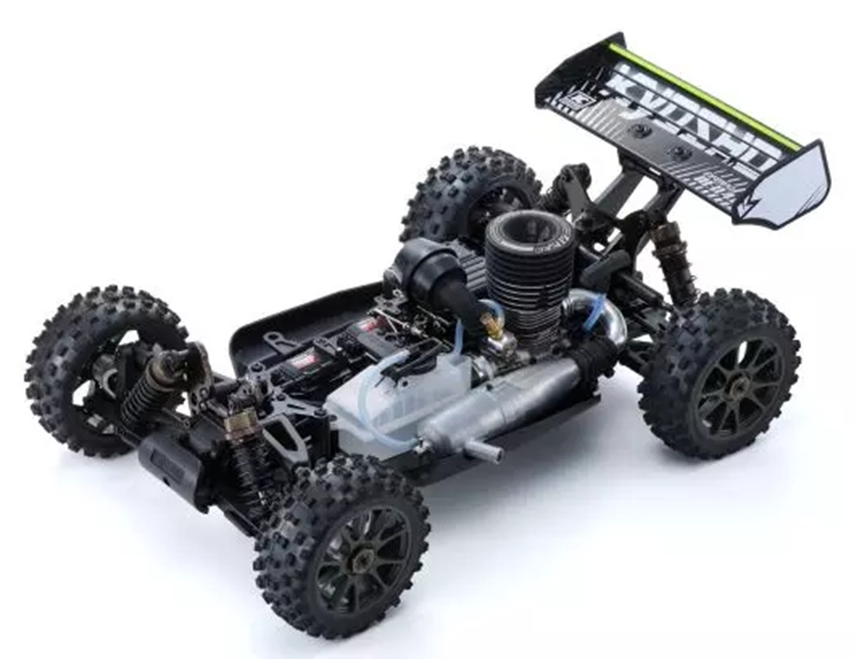 INFERNO NEO 4.0 T1 Red 4WD Racing Buggy Set w/ KT-231P+ view 4