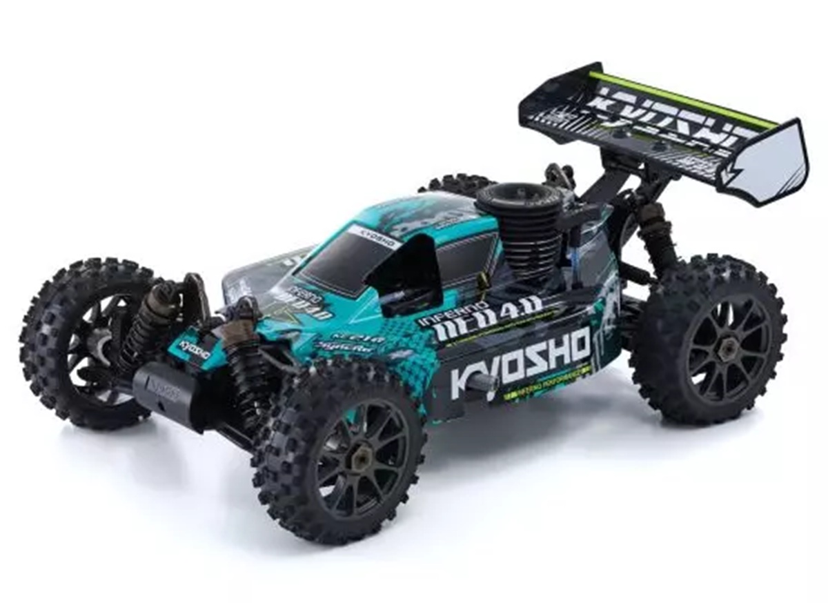 INFERNO NEO 4.0 T2 Green 4WD Racing Buggy Set w/ KT-231P+ view 2