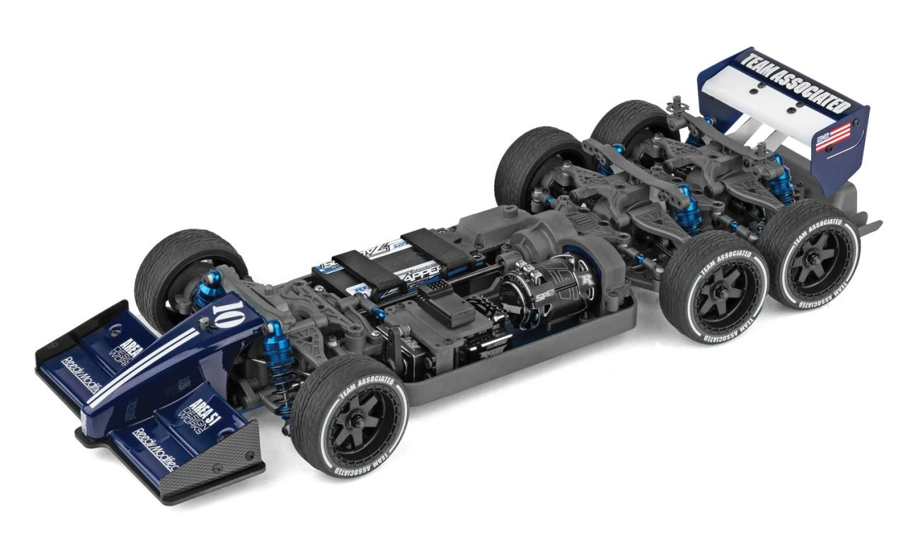 RC10 Custom Race Car 6x6 F1 view 3